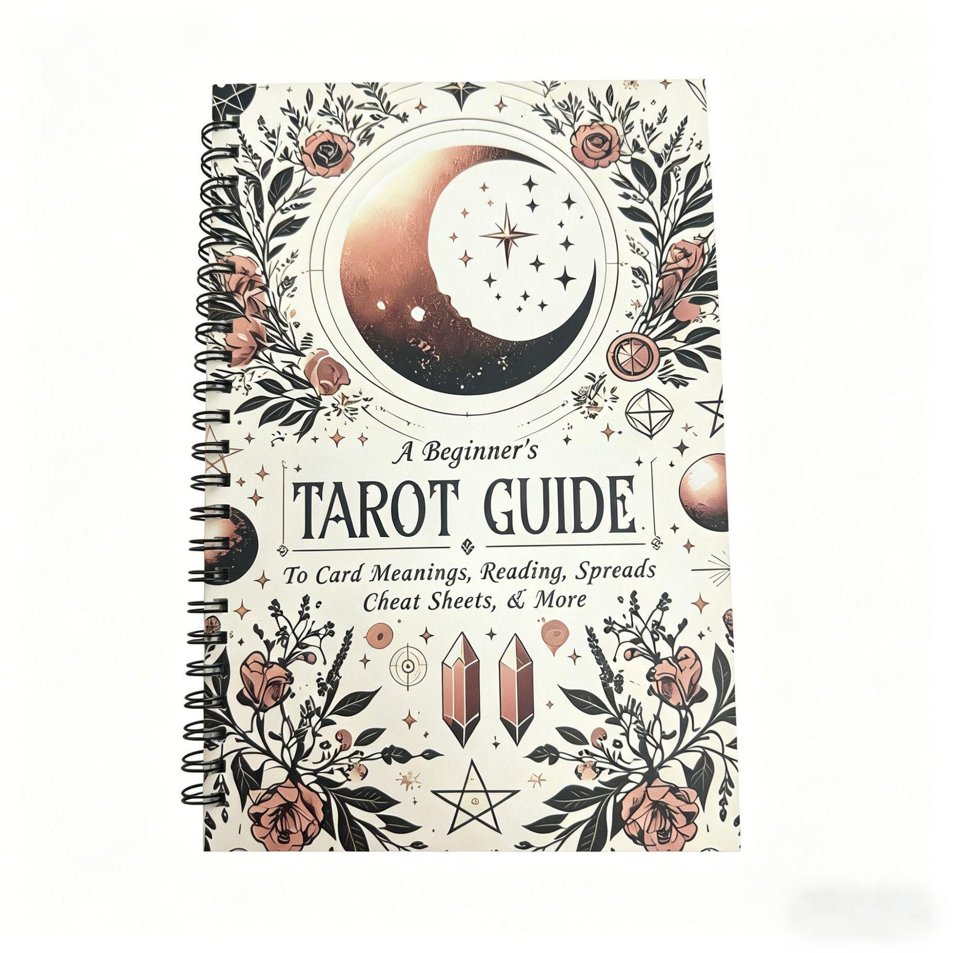 Beginner’s Tarot Guide Spiral Notebook: Cross-Border Exclusive