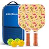 Children's Cartoon Fiberglass Pickleball Paddle Set