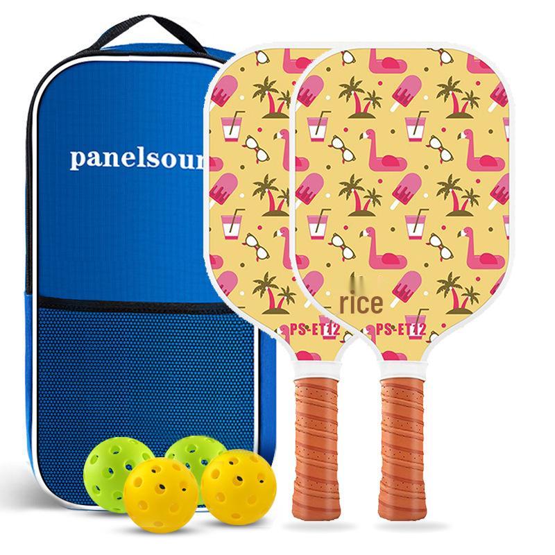 Children's Cartoon Fiberglass Pickleball Paddle Set