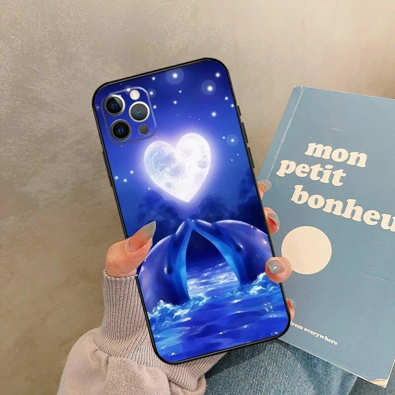 Dolphin Phone Case For iPhone Samsung Galaxy Redmi Xiaomi Oppo OnePlus Note S A 7 8 9 10 11 12 13 14 20 21 22 23 53 54 Pro Max Plus Ultra TPU Soft