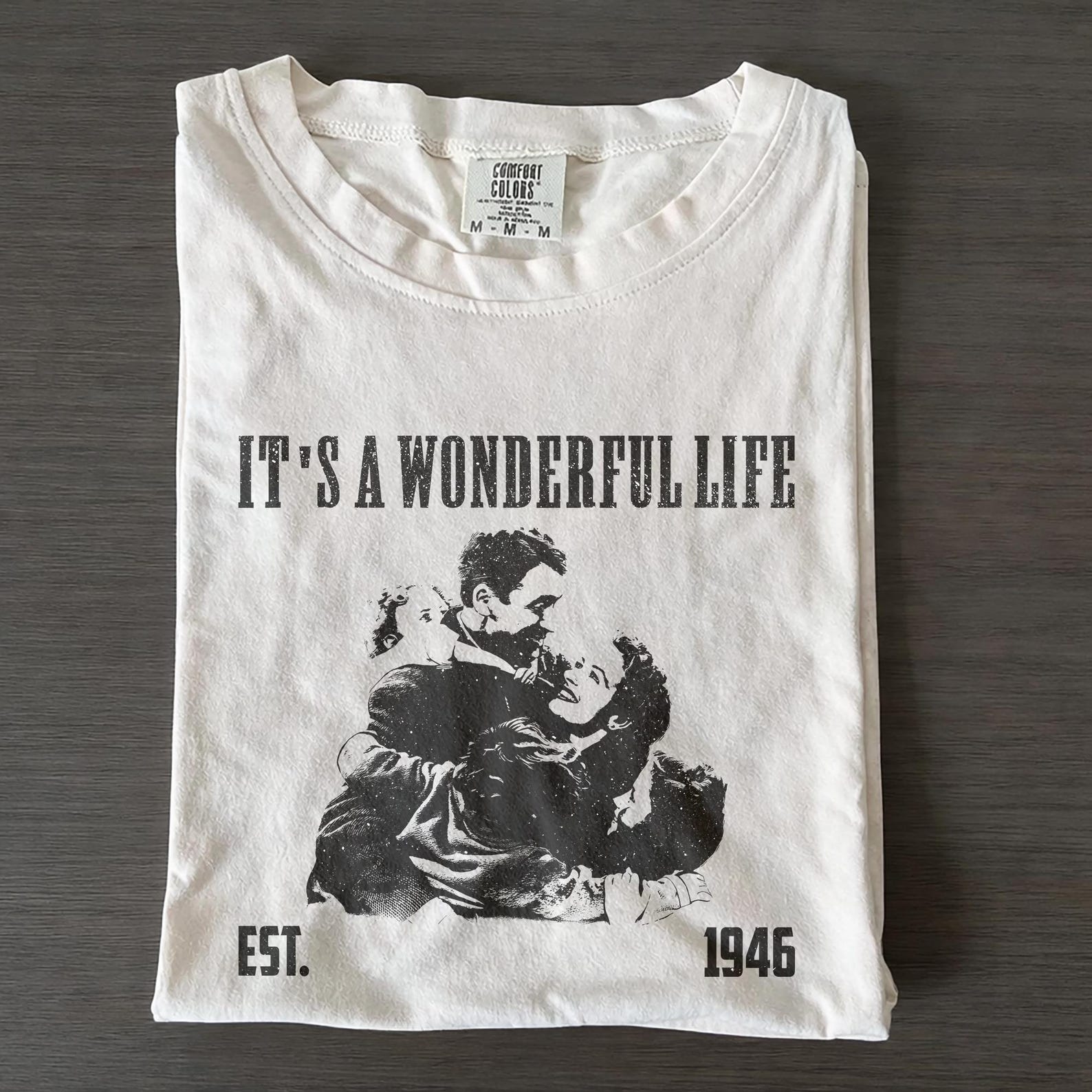 It s a Wonderful-Life Movie Shirt , Comfort Colors Vintage T shirt S