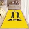 Sports Area Rug, Marco Reus Dortmund 11 Yellow Jersey Number Poster, Fan Cave Decor, Non-Slip Mat