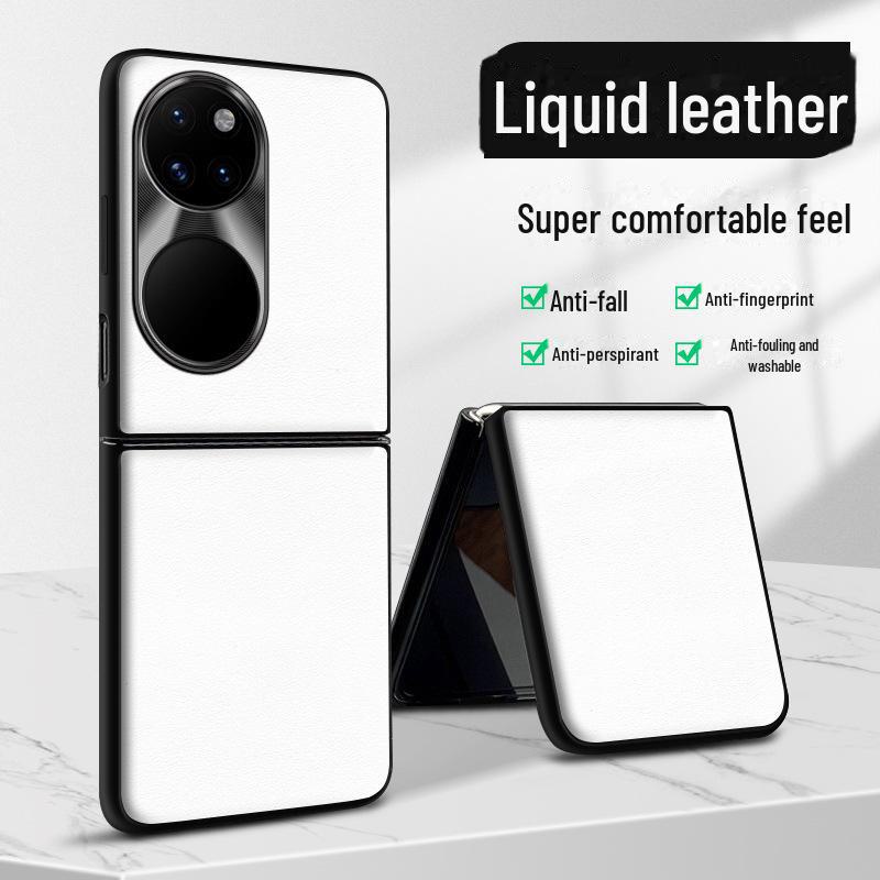 

Чехол из искусственной кожи для Huawei P50 Pocket: Защитный чехол, устойчивый к падениям и пятнам Huawei P50Pocket