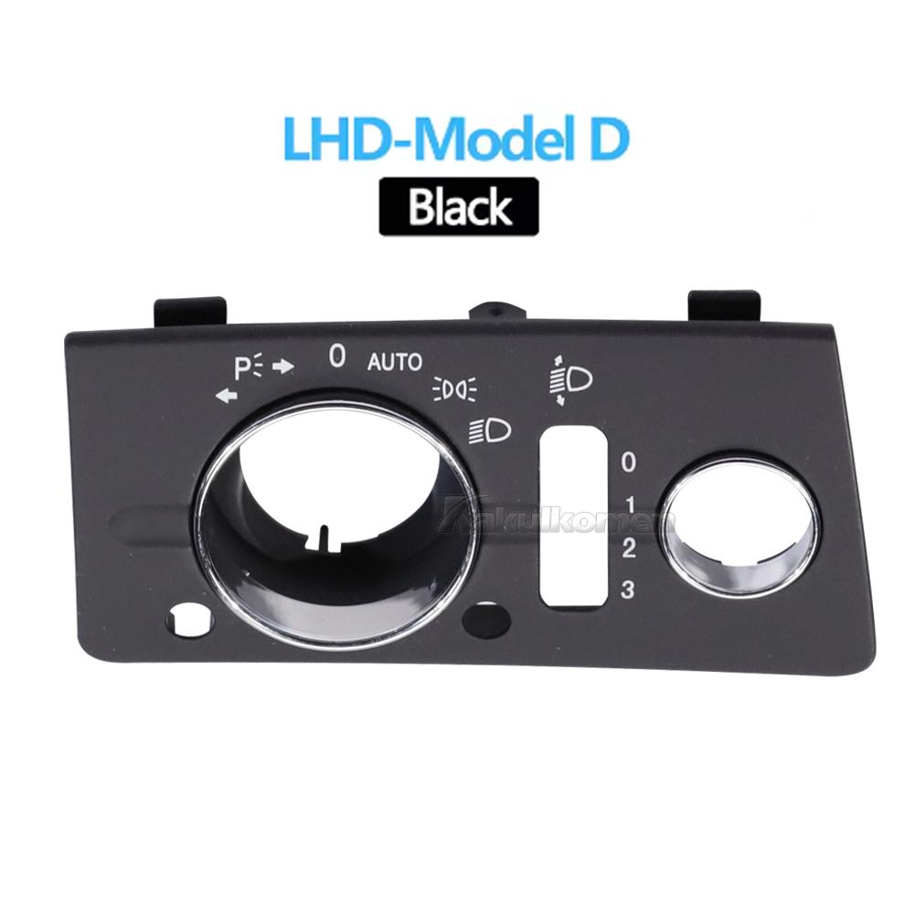 LHD Car Black Front Left Dashboard Headlight Switch Cover Trim For Mercedes Benz W211 E Class 320 350 550 2003 2004 2005-2008