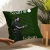 Folk Singer Music N-Noah Kahan 2 Pillow Case Linen Cushion Covers For Decorative Sofa Home Pillows Case Car Chair Pillows Cases