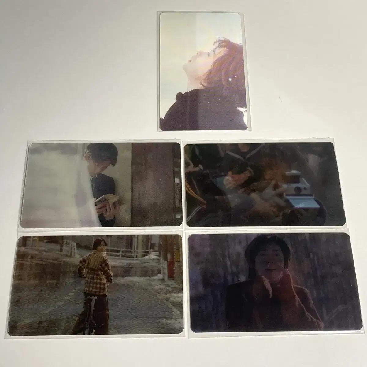 

Фотокарточки с любовным письмом, 5 видов, запечатанные, партия