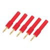 5Pcs Convert Banana Plug Strong Connectivity Good Conductivity 2mm To 4mm Conversion Banana Plug