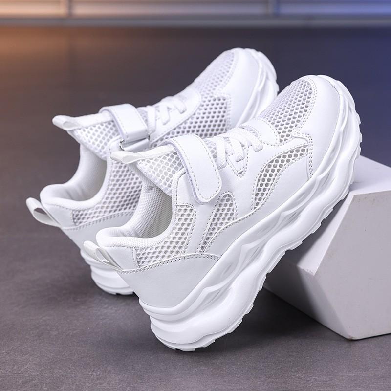 Kids Breathable Mesh Sneakers Boys Girls Running Walking School Sports Shoes Lightweight Comfortable Casual Footwear