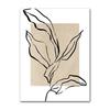 Boho Abstract Leaf & Landscape Canvas Wall Art, Oil Painting Poster for Bedroom Living Room Home Interior Decor