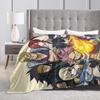 Fairy Tail Decken Dekorative Flanelldecke für Draußen Warm Kundenspezifisch DIY Qualität Tagesdecke Geschenkidee