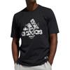 Adidas T Shirts Men's Black Crew Neck Moderate Straight Fit FQ2891