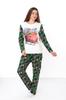 Pajama Set (women) – Warm Top & Pants with New Year Print, Winter, 8249-3 HC