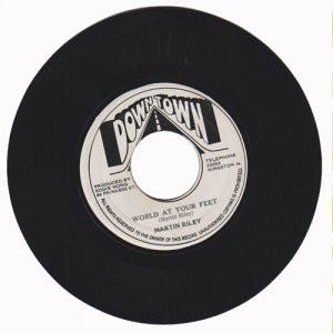 

7inch Record MARTIN RILEY Separation World At Your Feet NONE Down Town Jamaica Reggae Ska Dub Used