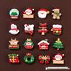 Elder Christmas Carnival Cream Glue Hair Clip Ornament Resin DIY Accessory