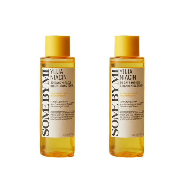 SOME BY MI Yuja Niacin 30 Days Miracle Rozjaśniający Tonik 150ml (3 Opcje)