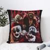 Art The Clowns Terrifier Christmas Pillowcase Printing Polyester Cushion Cover Decor  Pillow Case Cover Home Zipper 45X45cm