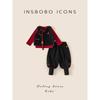 Boys' Traditional Chinese Clothing Set, Children's Clothing, One-Year-Old Baby Boy's New Year Red Hanfu, New Style New Year Winter Outfit