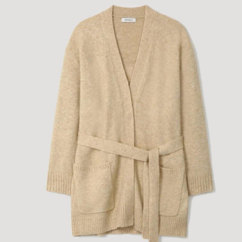  She S miSS  Belted V Neck Knit Cardigan