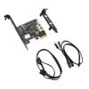 PC Remote Switch Card Remote Control Temperature Detection Fan Speed Support 2.4G PCIE 1X Interface