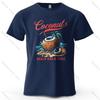 Men's Beach Outings Graphic Short Sleeve T-Shirt Vintage Printed Tops Tee for Women Summer Casual Sportswear