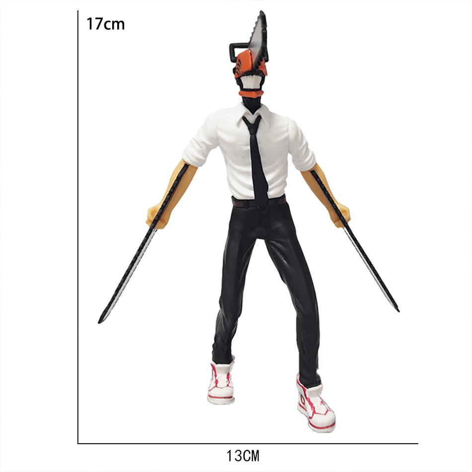 Chainsaw Man Denji Anime Action Figure da 15 cm da Collezione Denji/Power Statuetta Modello per Adulti Giocattolo