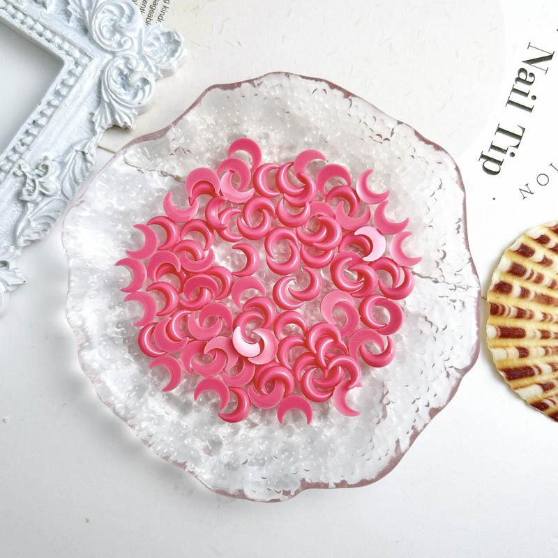 New Nail Art Resin Star Moon Ornaments Mini Small Macaron Nails DIY Phone Case Decoration