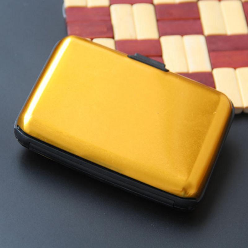 Card  Bag Box 8 Colors Scanning 1pc New Storage Multicolor Business Credit Protect Holder Anti-RFID Waterproof Card Fashion ID Card Creative  Handmade
