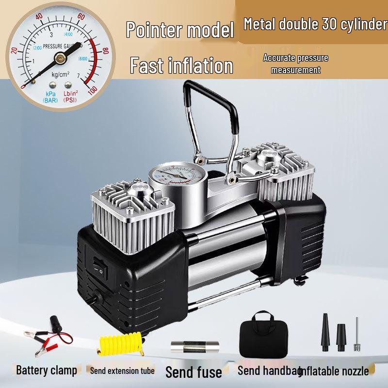 

Портативный 12В Мощный Двухцилиндровый Автомобильный Насос для Накачки Шин