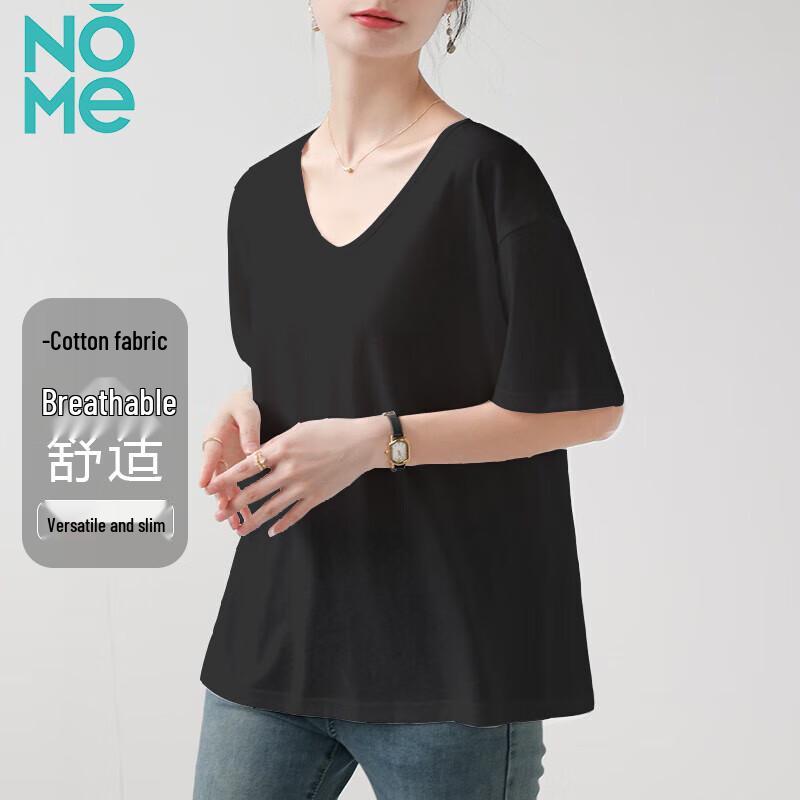 NOME Women s V-Neck Short Sleeve T-Shirt XL