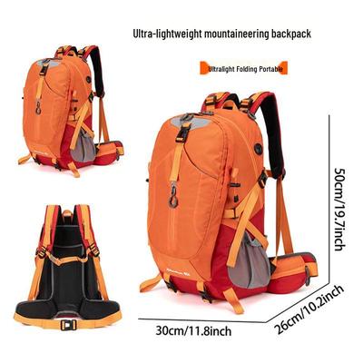 Sac à dos de randonnée unisexe léger et multifonctionnel – Grande capacité pour les sports de plein air et l'alpinisme