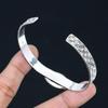 Marquise Spider Web Jasper Gemstone Sister Elegant Trendy Bangle Sterling Silver