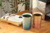 HORIE Titanium double tumbler made in Niigata wide blue x pink set T13KM300WDSET Tsubame, prefecture, kiln-made, mouth, 290cc, Yui, 2-color