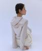 Back Open Hood Tee [ Beige ]