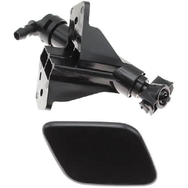 

Front Headlight Washer Nozzle Headlamp Cleaning Spray Pump Cover Cap for KIA Sorento UM 2015 2016 2017 2018 98671C5000 98672C500(Black-Left) Black-RIGHT