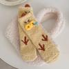 Coral fleece socks women's autumn and winter thickened warm floor socks cute cartoon ugly cute pig sleep socks home confinement socks