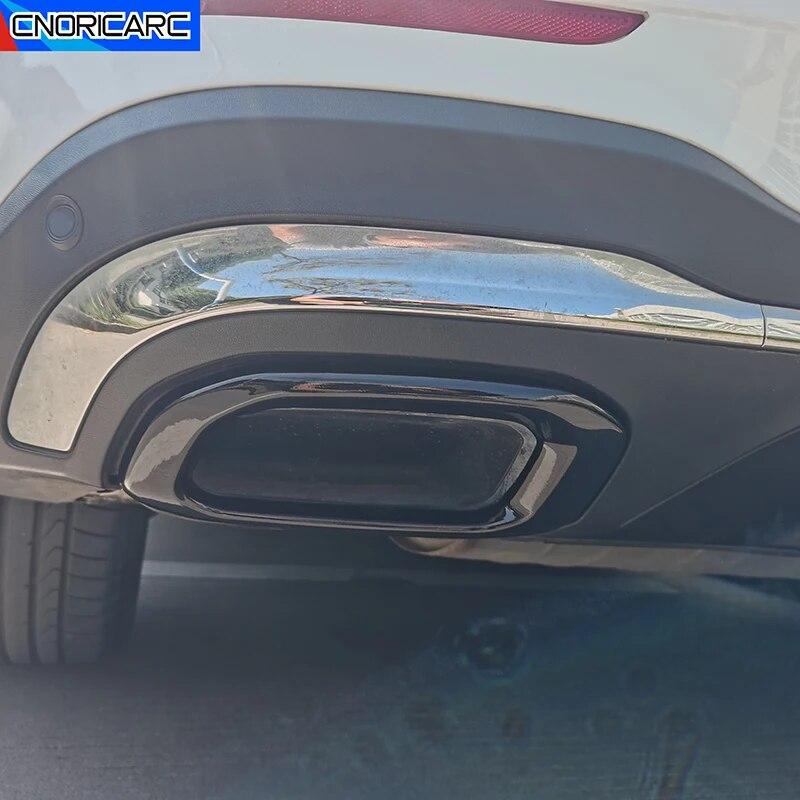 

Внешние аксессуары автомобиля, глушитель, отделка рамки, украшение для Mercedes Benz GLC X253 GLE W167 GLS X167 2020-23