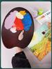 Oval/Square Ultra Light Wood Seal Oil Palette Art Student Specific Tool Watercolor Acrylic Painting Palette Artist Supplies