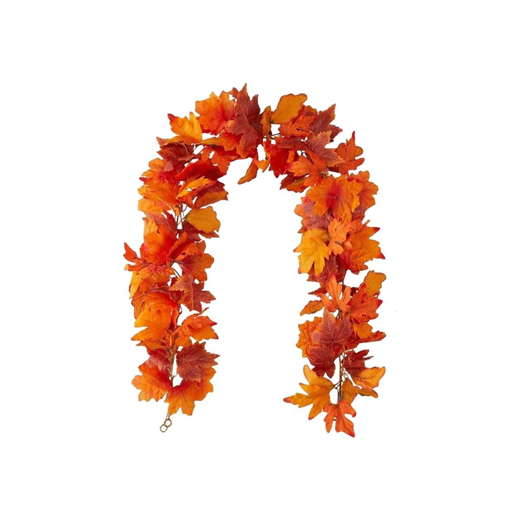 Wreath Maple Leaf Wreath Maple Leaf Wreath Hanging Vine Wreath Artificial Leaf Wreath Thanksgiving Decoration