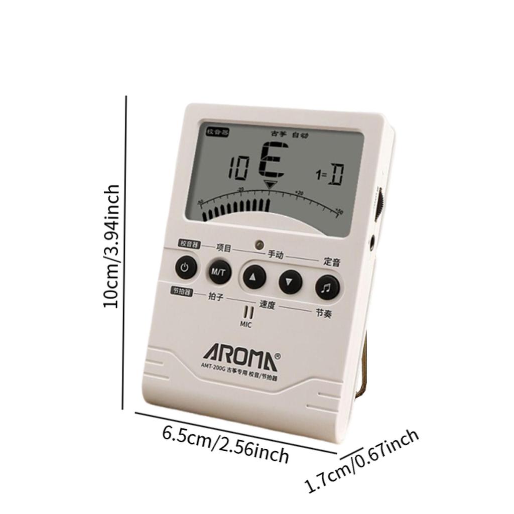Digital Metronome Tuner Ukulele Tone Generator Automatic Tuning Device for Bass Guzheng Musical Instrument Accessories