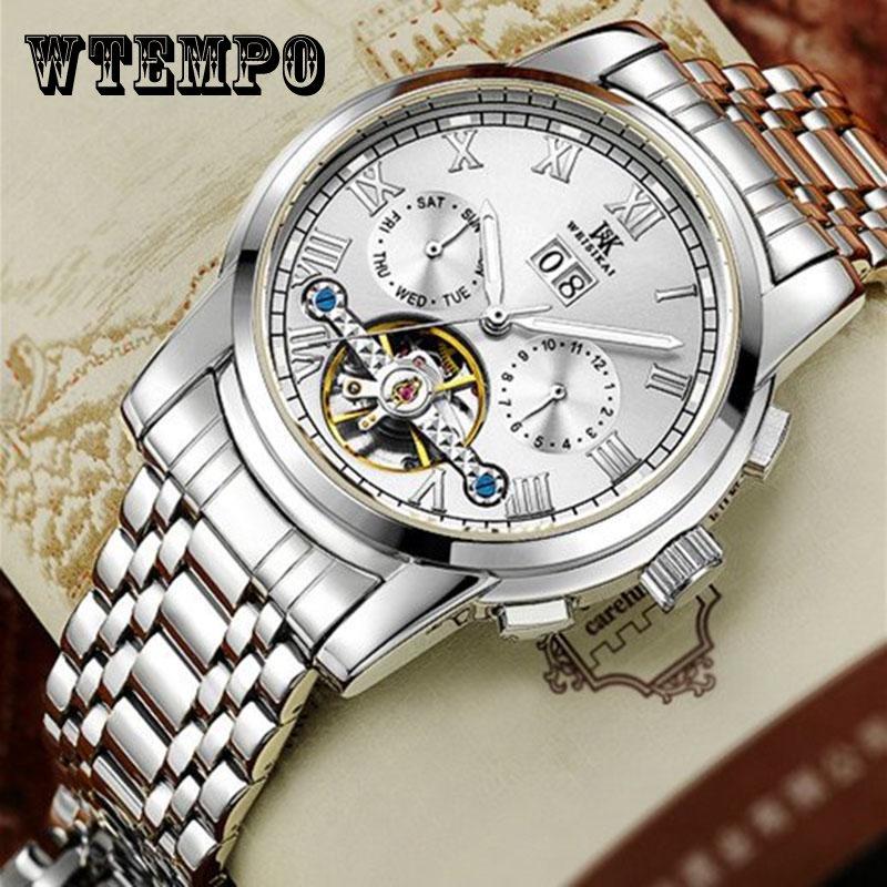 Buy Mens Watches Fashion Luxury Business Waterproof Automatic