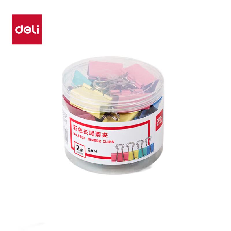 Deli Colored Binder Clips