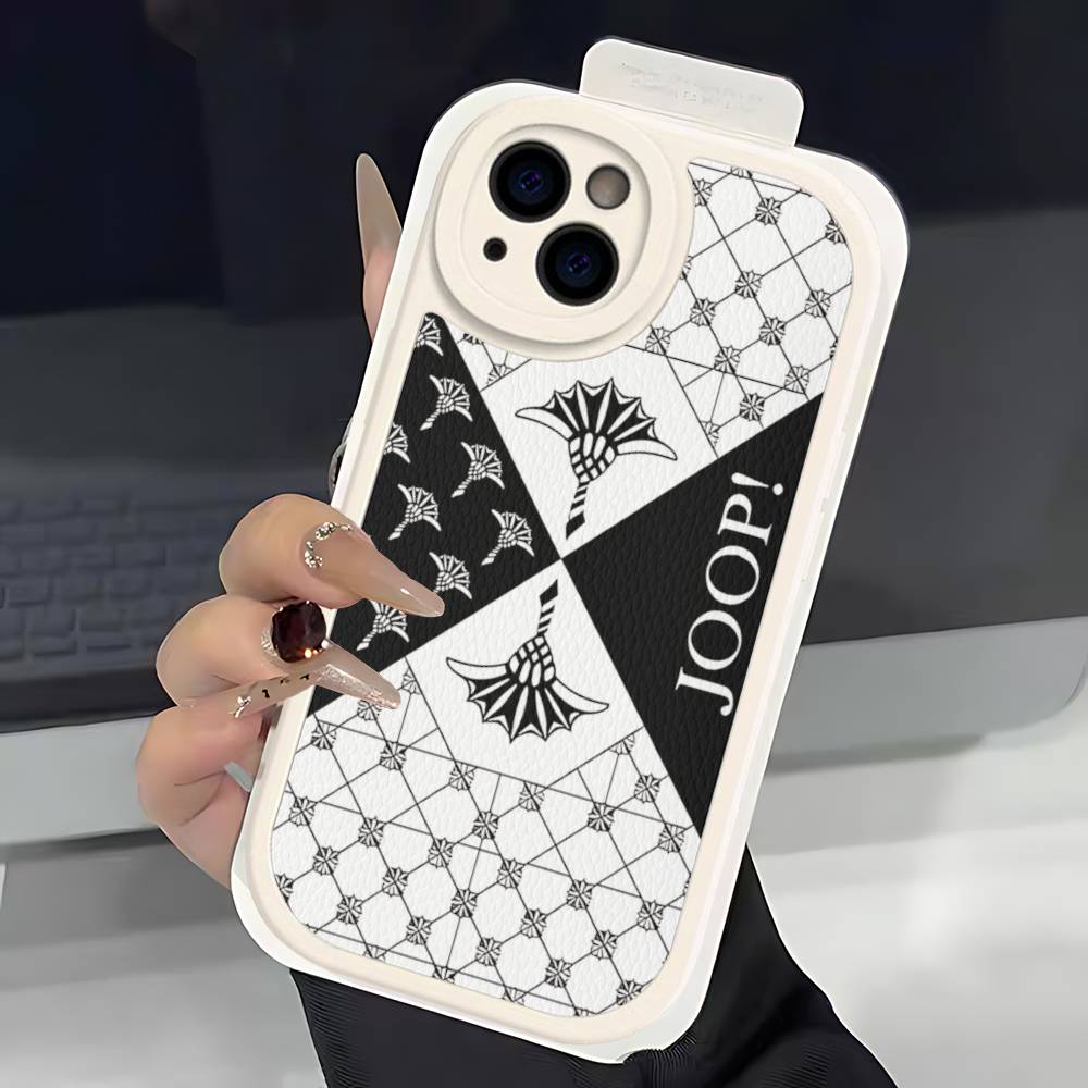 Famous Printed J-JoopS Logo Phone Case For IPhone 16 15 14 13 12 11 Pro Max Plus Leather Shockproof Cover