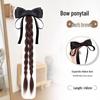 Women's Claw Clip Bow Ribbon Ponytail Braid – Elegant Curly Hair Updo Clip