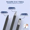 3-in-1 Stylus Pen High Sensitivity Capacitive Touch Pencil Professional Touch Screen Pen
