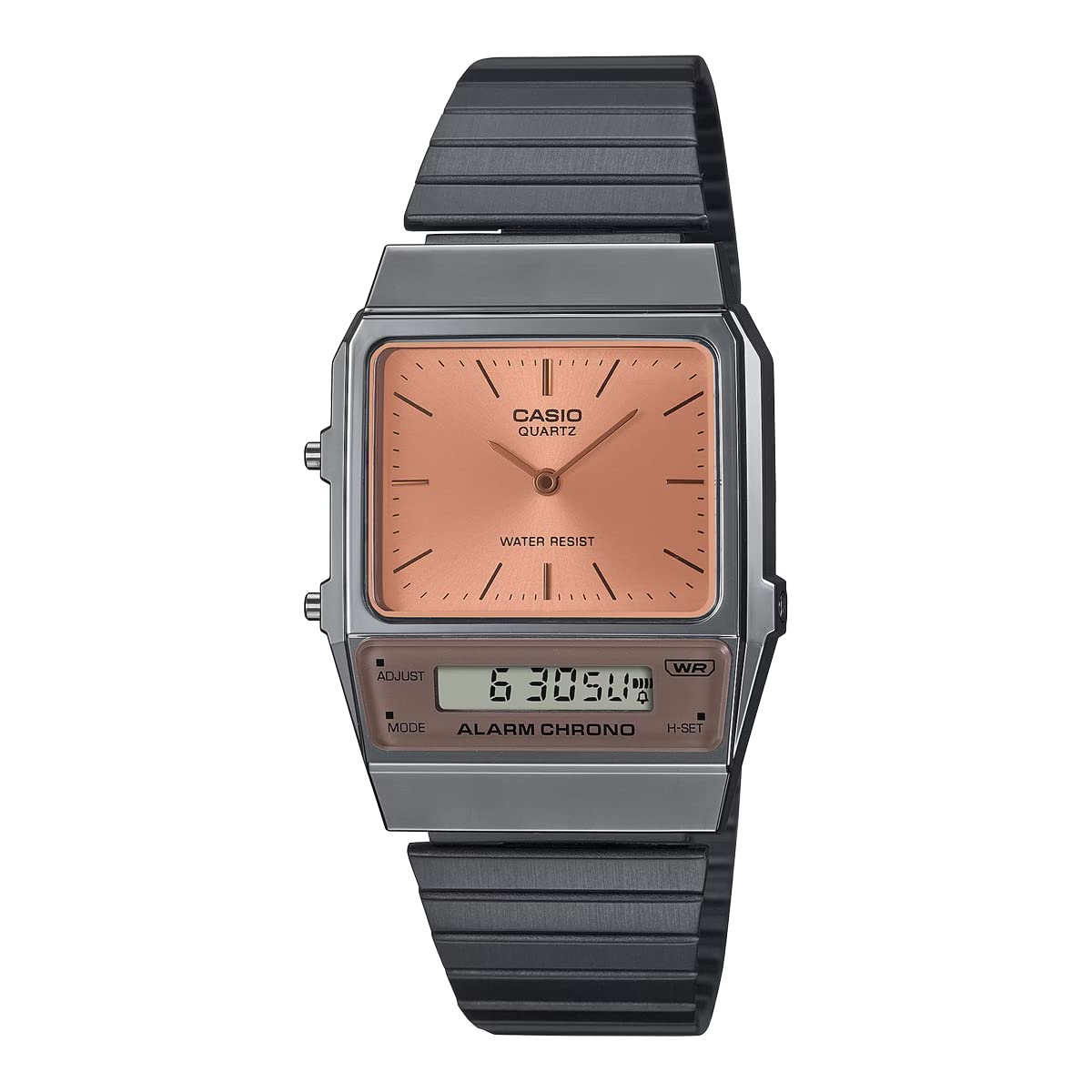 

[Casio] CASIO Standard Ana-Digi Quartz Watch AQ-800ECGG-4A Unisex Salmon Pink Overseas Model [Parallel Import]
