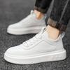 Fashion High Quality Youth Mens Small White Shoes Sneakers Spring Breathable Internal Increased Casual Shoes Student Board Shoes Jogging