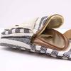 Crossbody Bag Natural Cotton Black And White