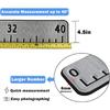 Fish Ruler for Boat 40in EVA Foam Fish Measuring Ruler with Self-Adhesive Backing for Fishing Kayaks Accessories, Fish Ruler Measurement Sticker Tool