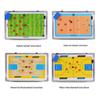 Large Magnetic Aluminum Floor Stand Tactics Board for Coaches with Pen and Eraser