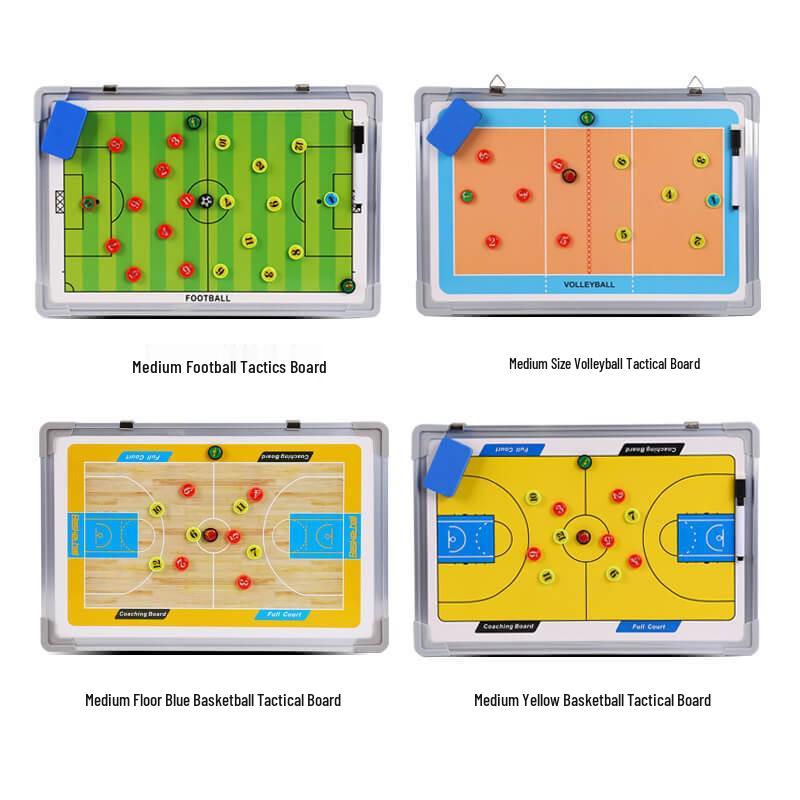 Large Magnetic Aluminum Floor Stand Tactics Board for Coaches with Pen and Eraser